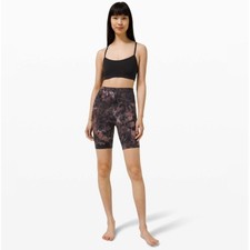 LULULEMON Align Short 8" in Diamond Dye Graphite Grey Pink Pastel Sz 6 I11 