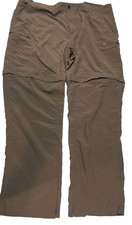 EXOFFICIO  Men's Nylon Convertible Pants  40x32  Brown 10" inseam on shorts 