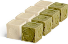 , Cubetti Di Sapone Di Marsiglia All'Oliva Ed EXTRA PURO - 8X300G - Senza Confez