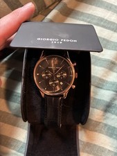 Orologio Uomo Giorgio Fedon 1919 Acciaio Inox Vera Pelle