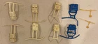 1980 KENNER STAR WARS HOTH SURVIVAL KIT BACKPACKS LOT OF 8 MAIL AWAY EXCLUSIVE