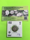 1930 Canadian Silver 10 cent Coin King George V Silver Dime AG Trending At $6
