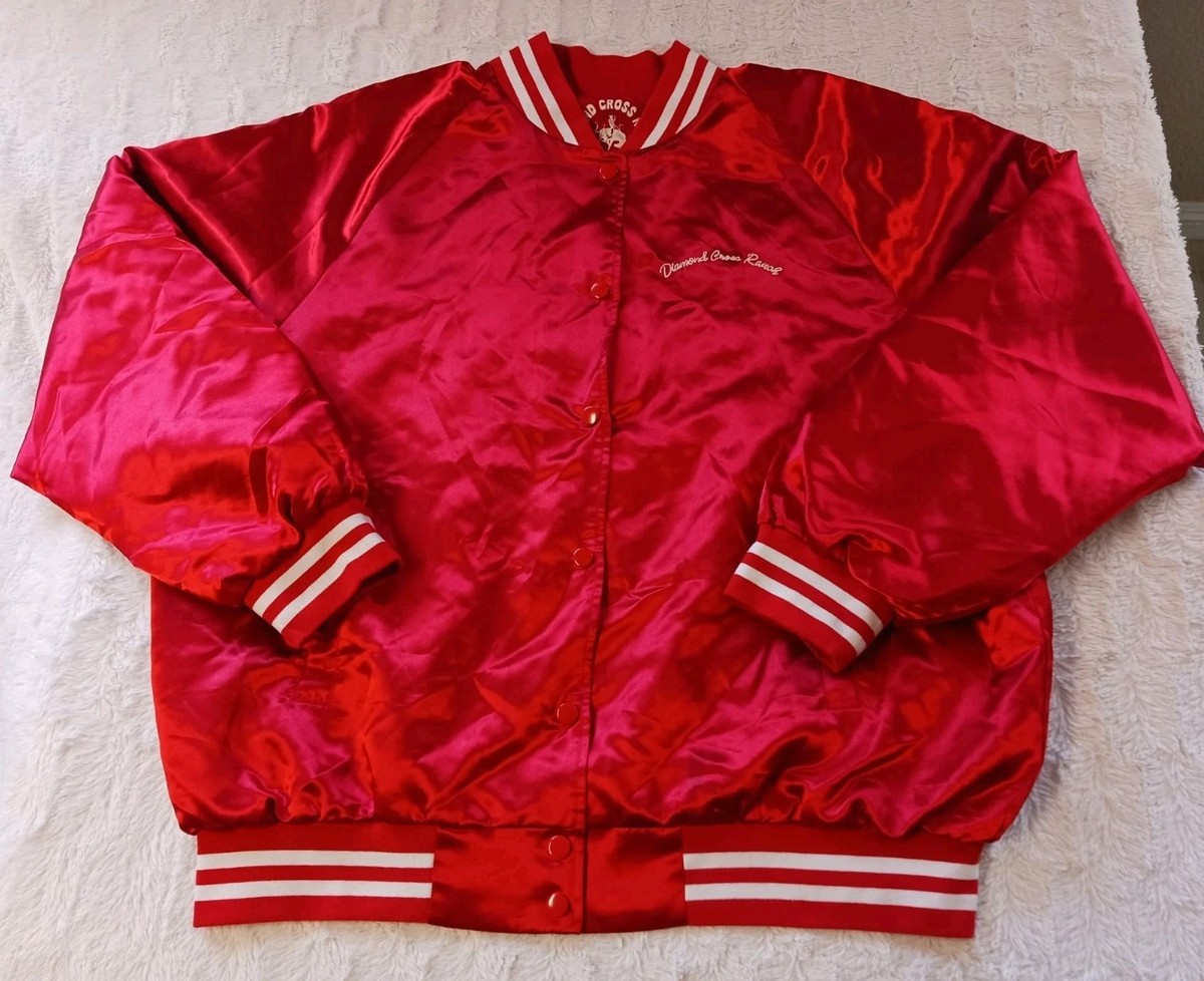 Diamond Cross Ranch Z Supply Jackson Hole Wyoming Satin Bomber