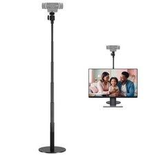 Webcam Stand for Desk, 28.5" Webcam Mount with 1/4" Thread, Height  Angle Ad...