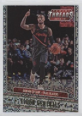 2018-19 Panini Threads Floor Generals Dazzle Damian Lillard #1 6f5