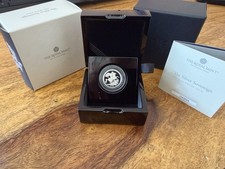 2026 Royal Mint Silver Proof Sovereign .999 Fine Silver Box COA Charles III