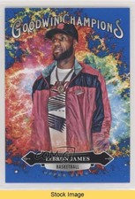 2020 Goodwin Champions Splash of Color Royal Blue LeBron James #150 READ 9on