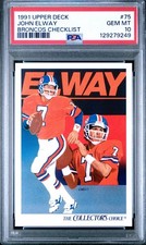 1991 Upper Deck — John Elway — 🐴🐴 Checklist — 💎 MINT PSA 10 — NEW (Dec 2025)