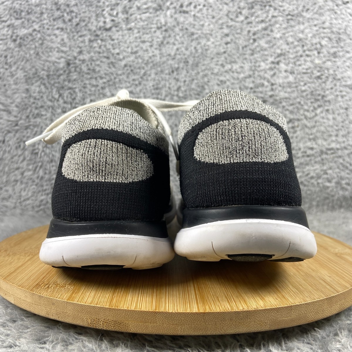 Nike Free 4.0 Flyknit White Black Size 11.5 Men Running Shoes 631053-100 Nike Free 4.0 Flyknit White Black for Sale | Authenticity  main image 3