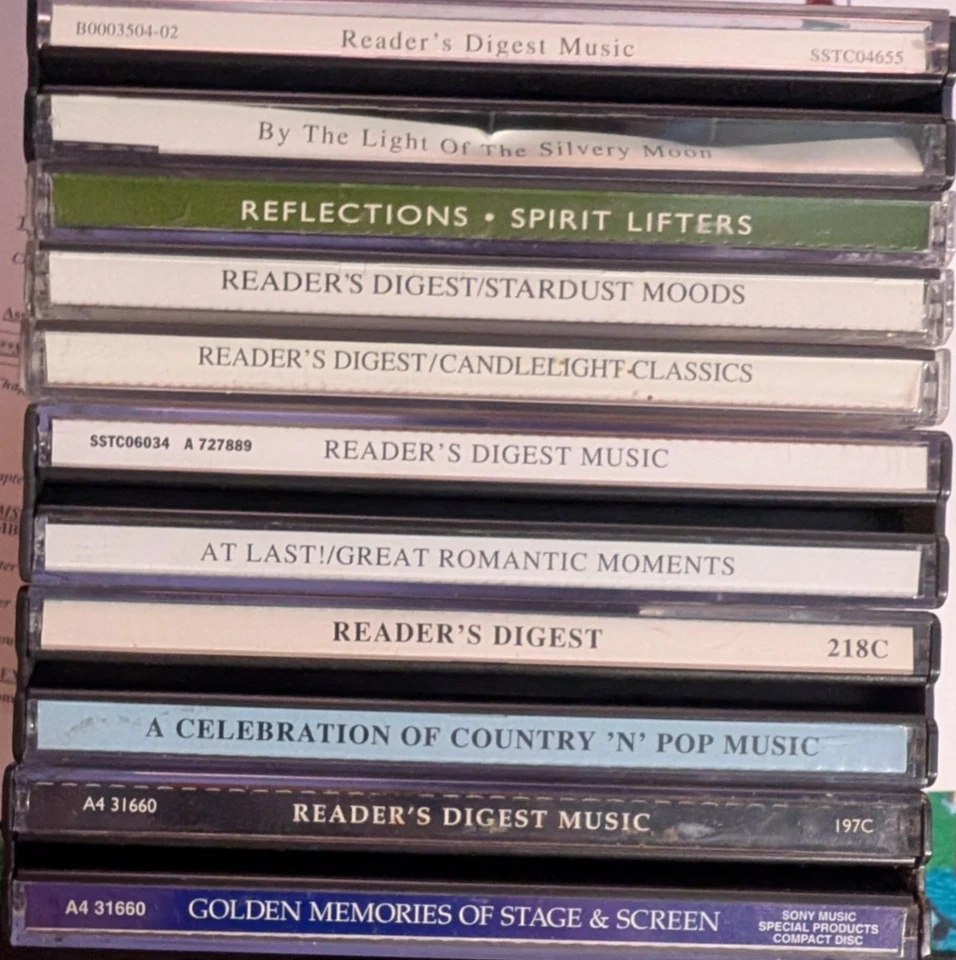 34 Disc Lot - Readers Digest CD's - Various Artists & Genres - See description Foto 3 de 3