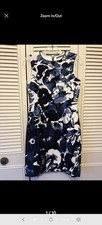 Elie Tahari Women's Sleeveless Abstract Floral Sequin Dress Size 2
