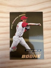 2001 Ultra Gold Medallion #148 Aaron Boone - Cincinnati Reds