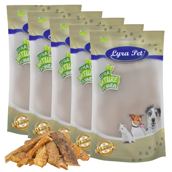 5 Kg Rindernackensehnen Groß Kaustreifen Kausnack Rind Hund Leckerli Lyra Pet®-image