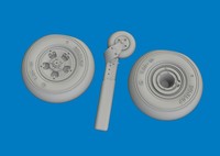 Eduard Accessories 672434 - 1:72 Spitfire Mk.V Wheels For Eduard - Neu