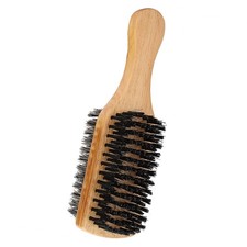 Men Double Sided Beard Brush For Softening And Massaging Skin For Shaving New