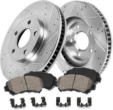 Front Brake Kit For 2003 2004 Dodge Dakota Drilled And Slotted Brake Rotors Front Brake Kit For 2003 2004 Dodge Dakota Drilled And Slotted Brake Rotors