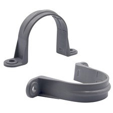 6pcs 3" PVC Pipe Straps, 2 Holes Conduit Strap for Pipes, Cables, UL Listed