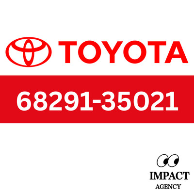 Toyota New Genuine 68291-35021 Weatherstrip, Back Door Glass Lexus