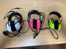 3x Piloten Aviation Headset AeroStar, SL Junior und Peltor Kid