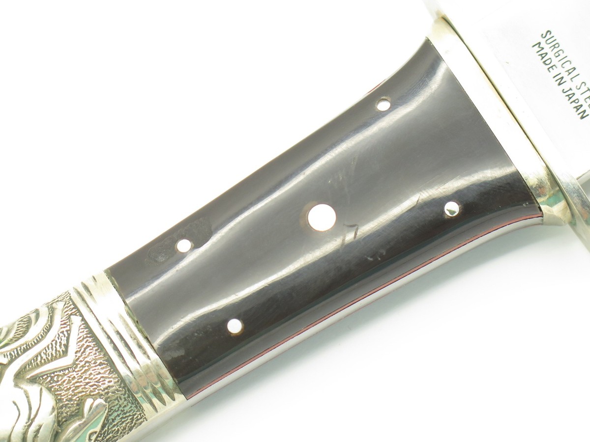 Vtg 1980s Parker Tak Fukuta Seki Japan Self Defender Buffalo Fixed