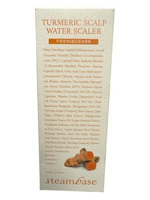steambase Turmeric Scalp Water Scaler 250ml (8.45oz) Sealed  