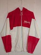 Vintage Rainmate 100% PVC Anheuser Busch Budweiser Rainwear Jacket Size Large