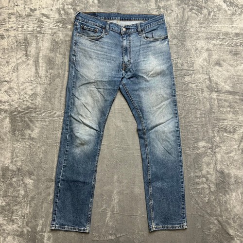 Levi's Straight Jeans Herren Größe 33x32 Blau Denim