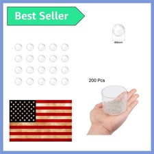 6mm Solid Round Clear Glass Ball Boiling Stones Soda Lime Glass Beads 200pcs