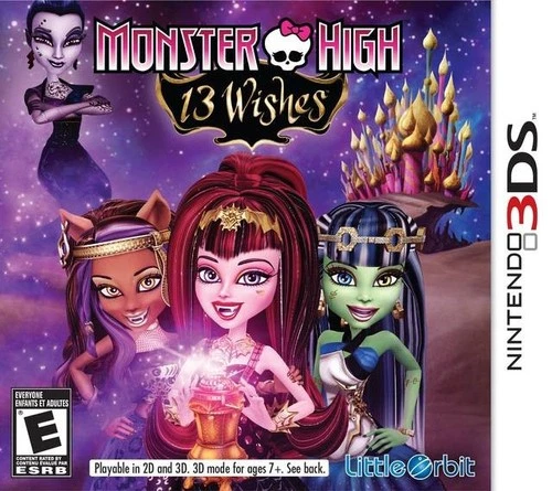 Monster High: 13 Wishes - Nintendo 3DS Game