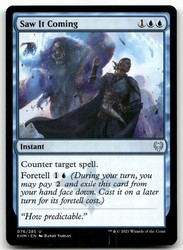 Saw It Coming 076/285 Uncommon Kaldheim MTG