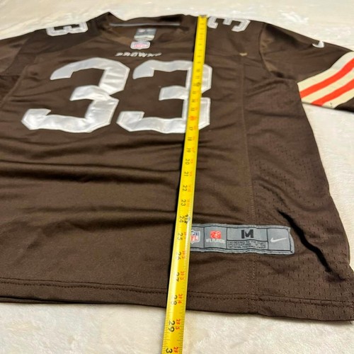 Nike Cleaveland Browns Trent Richardson Jersey Men's M NFL On Field #33 Flaws - Picture 6 of 7