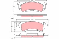Bremsbelagsatz Scheibenbremse Vorderachse FüR Chevrolet Pontiac Buick Cadillac