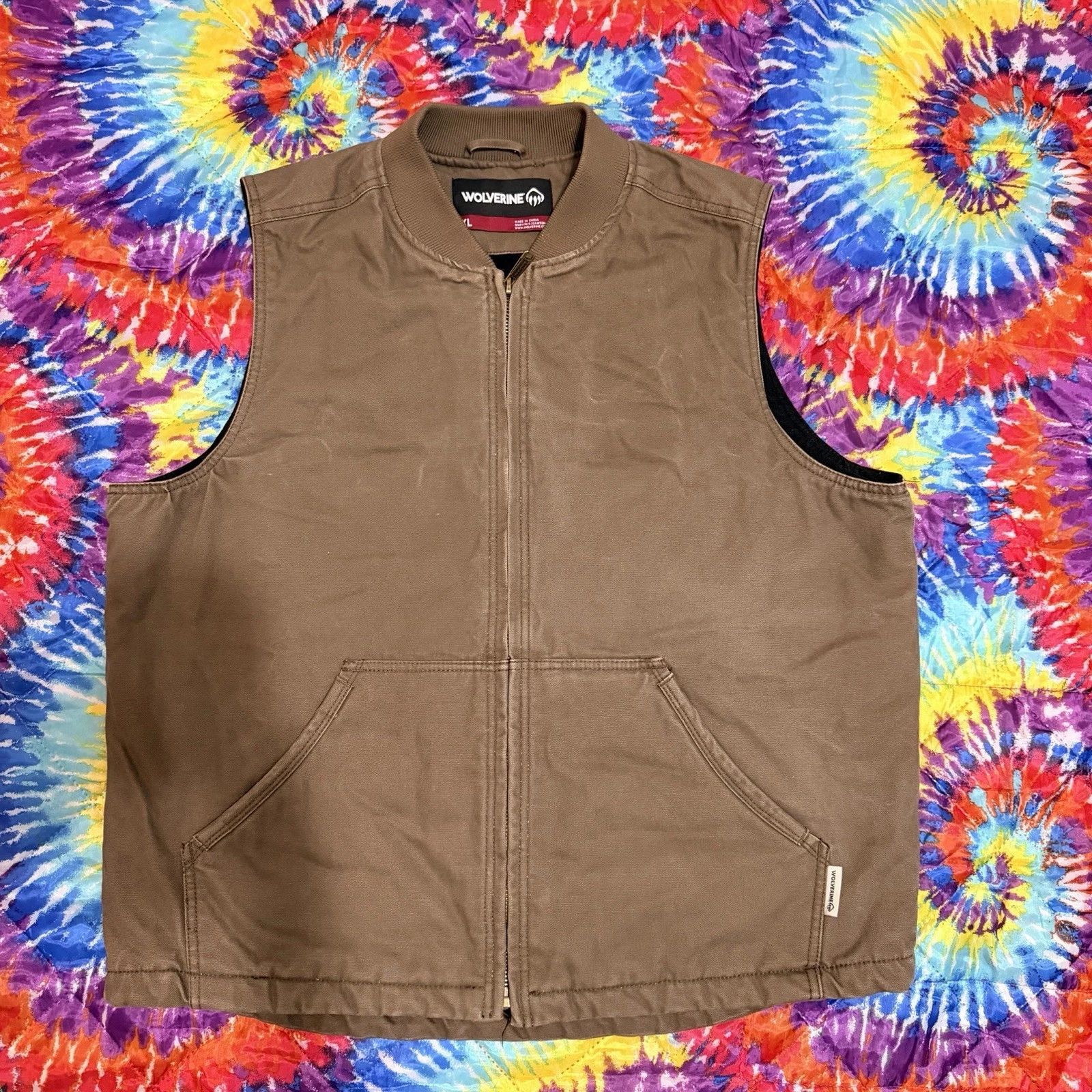 Wolverine utility vest brown