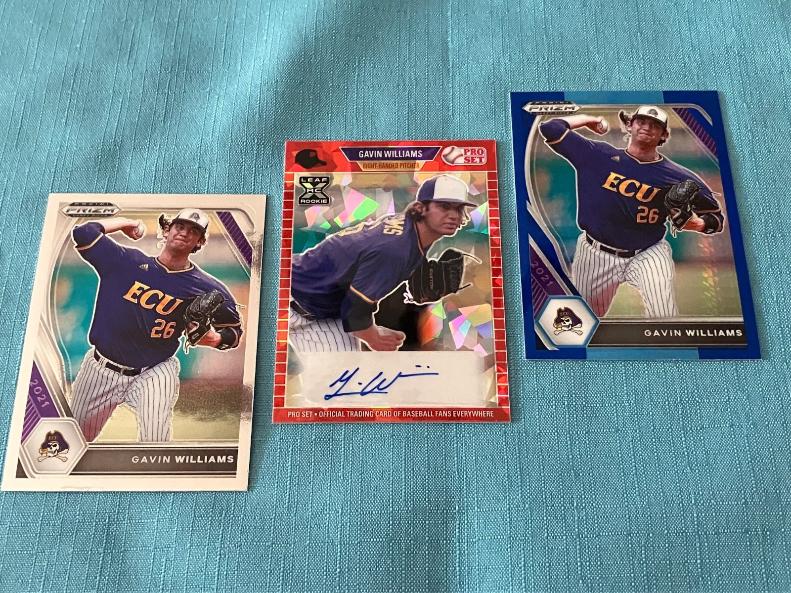 2021 Gavin Williams Rookies (3) Includes Auto