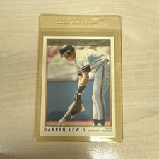 O-Pee-Chee 1992 Premier Darren Lewis #151 San Francisco Giants MLB Baseball Card