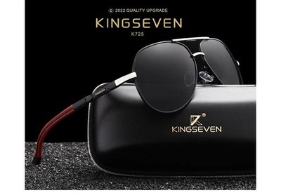 KINGSEVEN 2026 Aluminum Polarized Sunglasses Men HD UV400 Mirror New