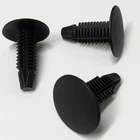 20x Universal Fur Christmas Tree Panel Trim Clips 7-8mm Hole Black Plastic Fir