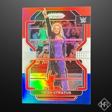 2022 Panini Prizm WWE #197 Trish Stratus Red White Blue Prizm