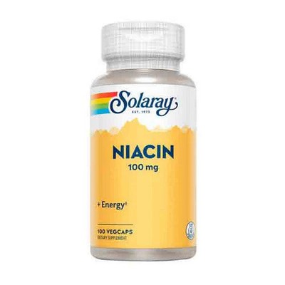 Niacin 100 Caps 100 mg by Solaray