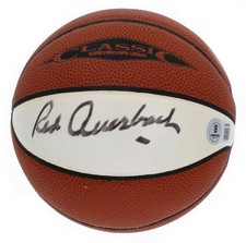 Red Auerbach Boston Celtics Signed Mini Basketball (Beckett)