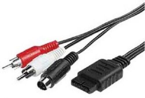 HAMA 34114 Playstation 1 or 2 PS2 S-VHS RCA Audio Lead 1.8m to TV Cable - Picture 1 of 2