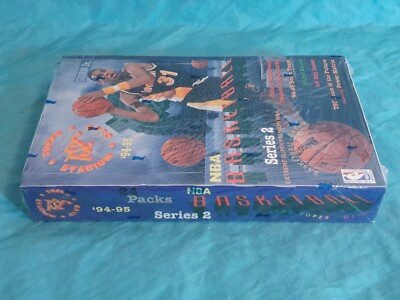1994-95 Topps Stadium Club Series 2 Basketball Box 24 Packs OVP NEU NBA Cards 
