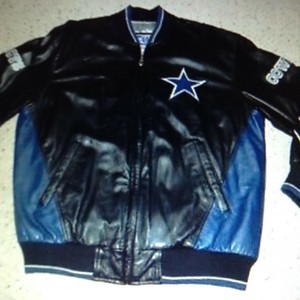 dallas cowboys leather jacket 3xl