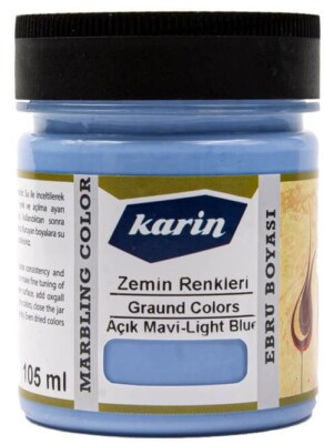 Z- Hellblau Marmorierfarbe |Ebru Boyasi açık mavi| marbling color Light Blue