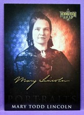 Decision 2020 Ser 1 Trading Cards FIRST LADIES PORTRAITS Mary Todd Lincoln #FLP4