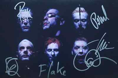 Rammstein Autogramm Großfoto 20x30 cm autograph Till Lindemann