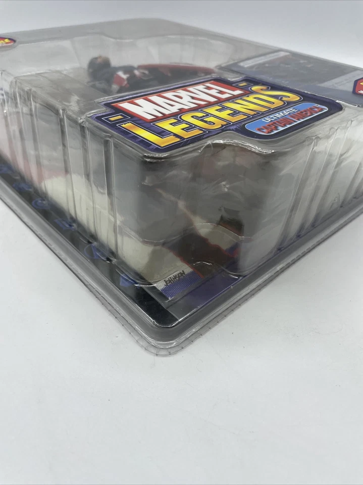 Libro de póster de cartas Ultimate Capitán América Marvel Legends Series VIII 8 2004 nuevo Foto 4 de 4