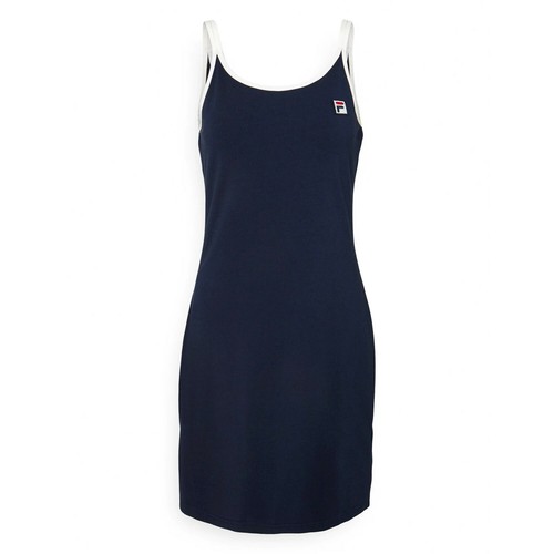 Fila Hope Vestito lungo in Cotone Nero Da Donna 688546-170 105982 | eBay