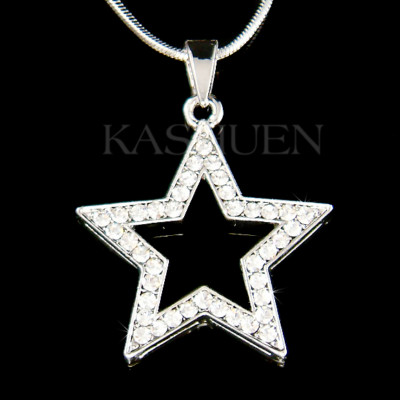 Wunsch Wünsch Twinkle Star Aus Swarovski Kristall Himmlische Halskette Schmuck