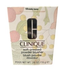 Clinique Soft-Pressed Powder Blusher, 18 Totally Tawny, 0.26oz/7.6g, New In Box